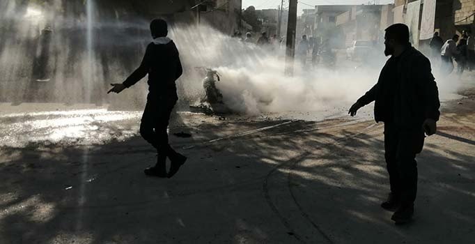 Cerablus'ta bomba yüklü motosikletle saldırı: 1 ölü, 4 yaralı