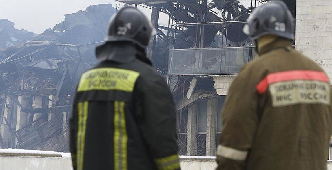 Rusya'da fabrika yangını