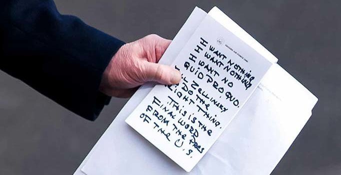 ABD Başkanı Trump'tan kendine not: Hiçbir şey istemiyorum