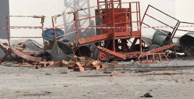 Çorum'da iş cinayeti: İnşaattaki yük asansörü 11'inci kattan düştü