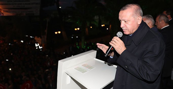 Erdoğan: YPG'ye 33 bin TIR silah verildi, şimdi onları bulduk, topluyoruz