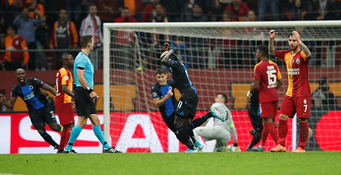 Galatasaray'a son dakika şoku | Galatasaray-Club Brugge: 1-1