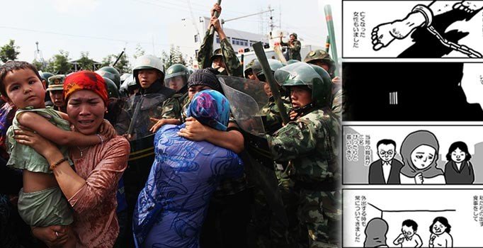 Çin'in Uygur soykırımı çizgi roman oldu