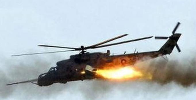 İsrail’de askeri helikopter alev alev yandı