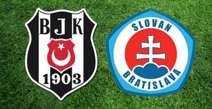 Beşiktaş - Slovan Bratislava maçı ilk 11'leri belli oldu