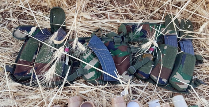 Şırnak Cizre'de PKK'nın patlayıcı ve mühimmatları ele geçirildi