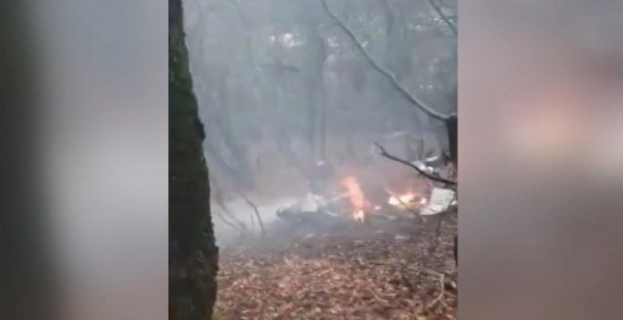 Rusya'da helikopter düştü, pilot yaşamını yitirdi