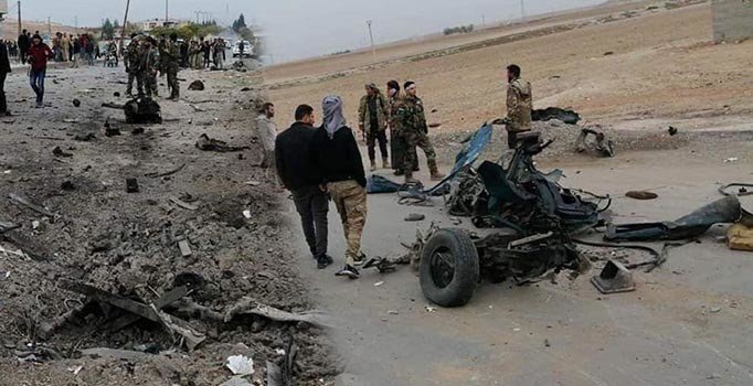 MSB: Tel Abyad'daki terör saldırısında 6 sivil yaralandı