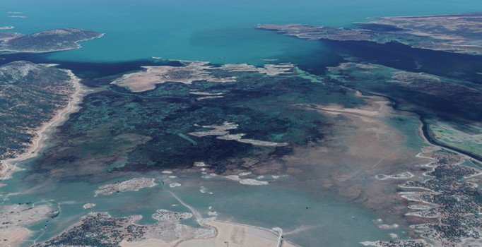 Eğirdir'in tabandan bağlı olduğu Beyşehir Gölü de kurudu