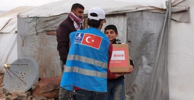 Ülker ve Deniz Feneri'nden Suriye'deki ihtiyaç sahiplerine yardım
