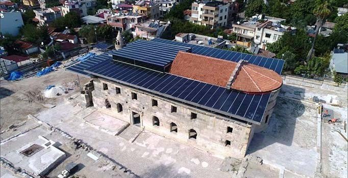 'Çukurova’nın Ayasofya'sına çelikten çatı!