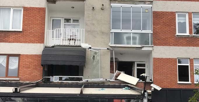 Samsun'da doğal gaz patladı, bir kişi yaraladı