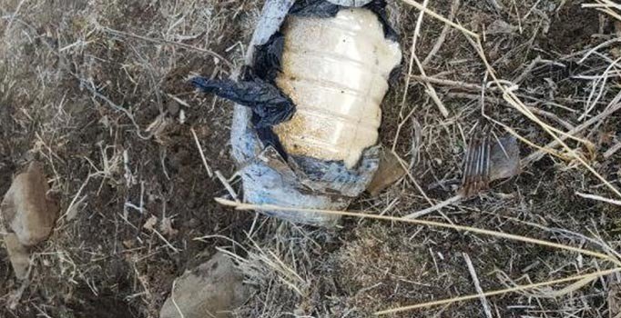 Yüksekova'da PKK'ya ait uzaktan kumandalı EYP ele geçirildi