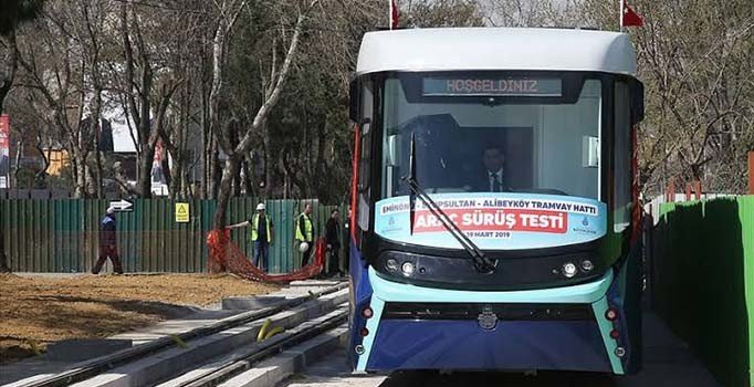 Eminönü-Eyüpsultan-Alibeyköy Tramvay Hattı 2020 sonunda bitecek