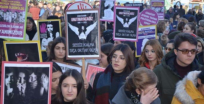 Evinin önünde katledilen Ceren için Fatsa’da 3 bin kişi yürüdü