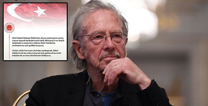 MSB'den Nobel Edebiyat Ödülü tepkisi