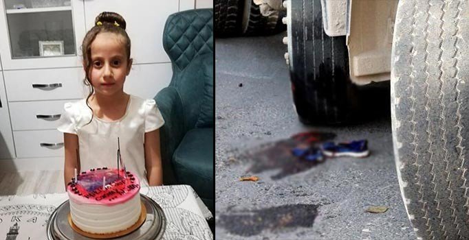 Ayakları kamyonun altında kalan Aylin'in sağ ayağı kesildi