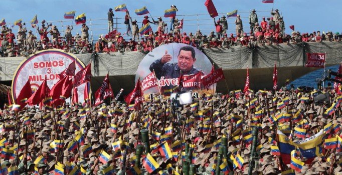 Venezuela'da milis güçlerin sayısı 3 milyonu aştı