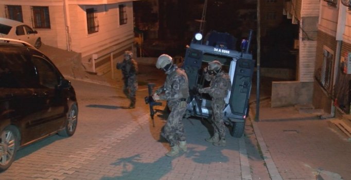 İstanbul'da organize suç örgütü operasyonu