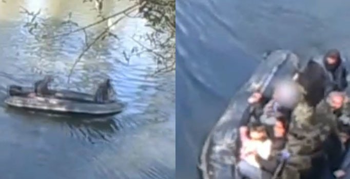 Yunan askerleri göçmenleri Türkiye sınırına taşımış