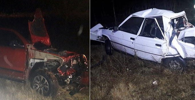 Katliam gibi kaza! Kafa kafaya çarpıştılar: 4 ölü, 2 yaralı