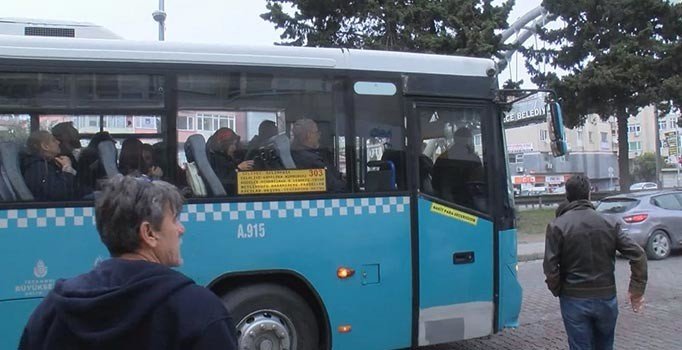Büyükçekmece'de otobüste taciz iddiasına linç girişimi