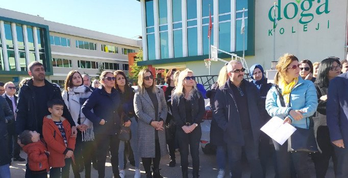 Gaziantep'te Doğa Koleji protestosu