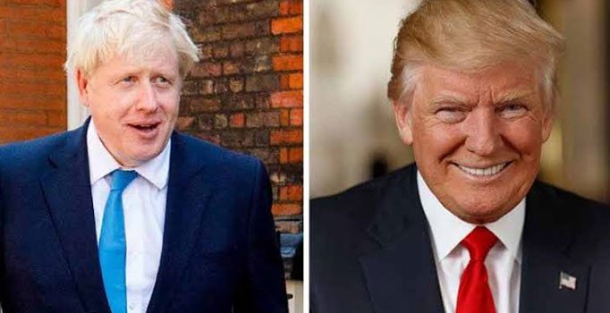 ABD Başkanı Trump ve İngiltere Başbakanı Johnson telefonda görüştü