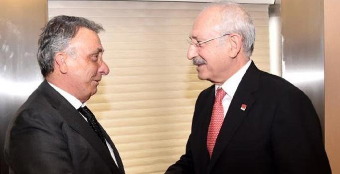 Kılıçdaroğlu, Beşiktaş JK Başkanı Çebi'yi kabul etti