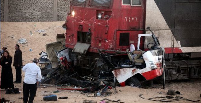 Mısır'da tren kazası: 6 ölü, 5 yaralı