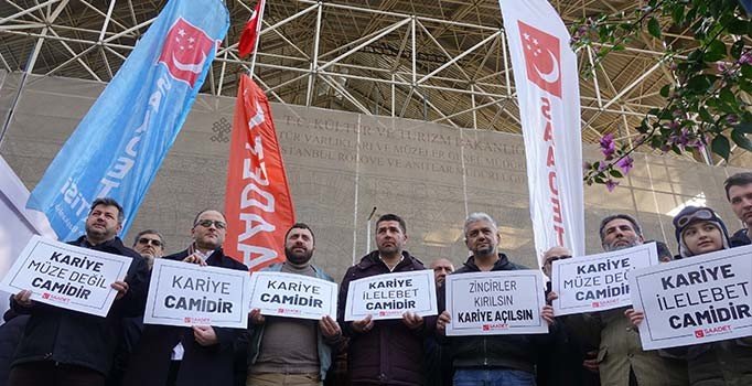 SP'lilerden 'Kariye' çağrısı: Zincirler kırılsın, Kariye açılsın