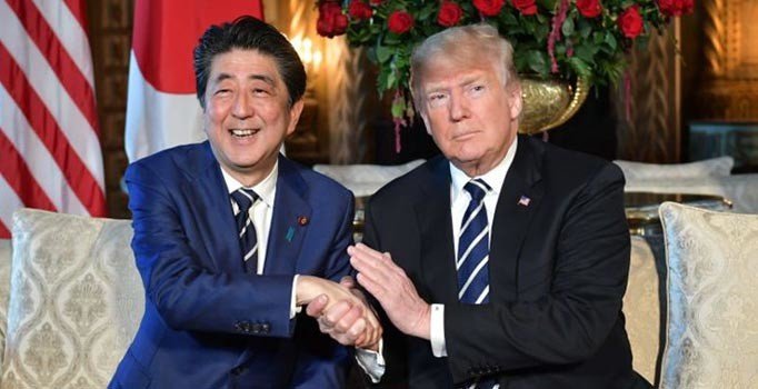 Trump ve Abe telefonda Kuzey Kore ve İran'ı görüştü