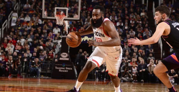 NBA'de Rockets, Suns'ı Harden'ın 47 sayısıyla yıktı
