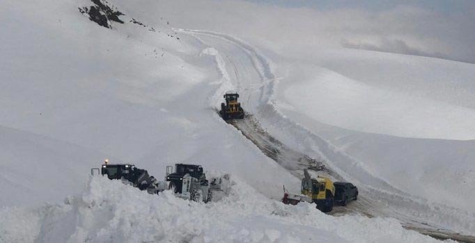 Van, Hakkari ve Bitlis'te kardan kapanan yollar açılıyor