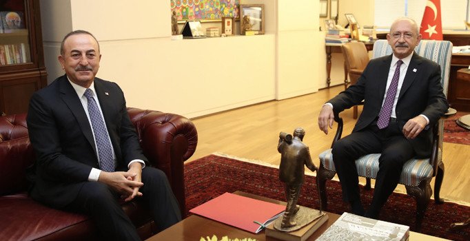 Libya tezkeresi ziyaretinin ardından Çavuşoğlu: Karar CHP'nindir