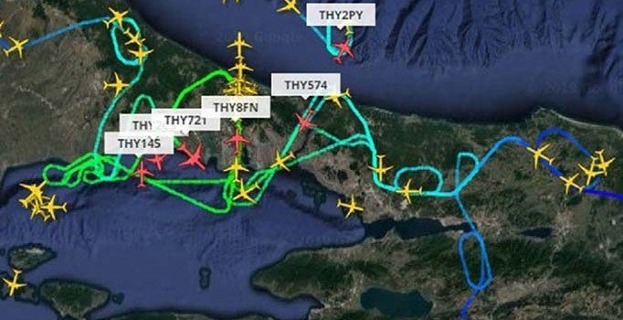 İstanbul Havalimanı'na şiddetli rüzgar engeli