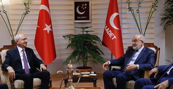 Kılıçdaroğlu'ndan Saadet Partisi'ne tezkere ziyareti