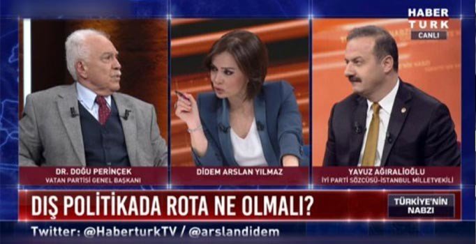 Doğu Perinçek'e canlı yayında Doğu Türkistan dersi