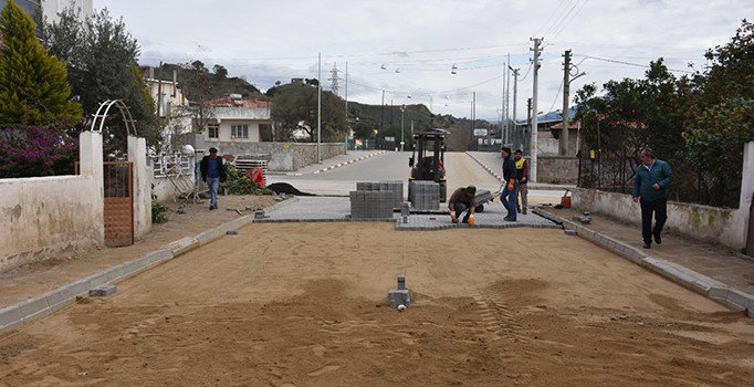 Nazilli'de yeni yılla birlikte yeni karayolu yapımı başladı