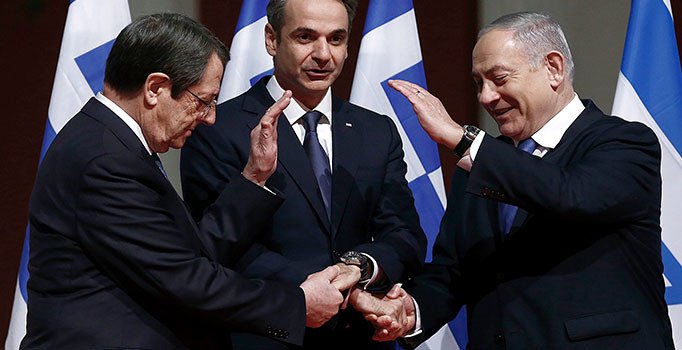 İsrail-Yunanistan-Kıbrıs Rum Kesimi'nden Akdeniz'de üçlü ittifak