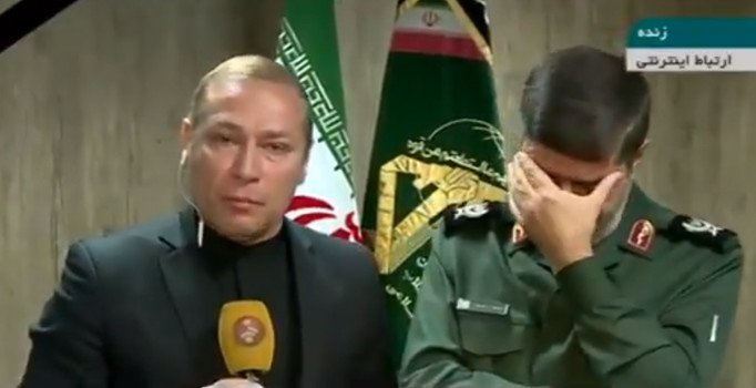 İran Ordu Sözcüsü canlı yayında ağladı