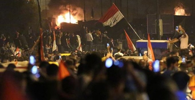 Bağdat'ta sevinç gösterileri