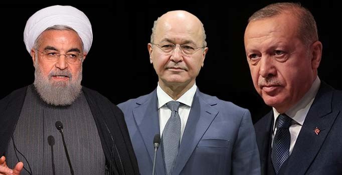 Erdoğan, İran Cumhurbaşkanı Ruhani ve Irak Cumhurbaşkanı Salih ile görüştü