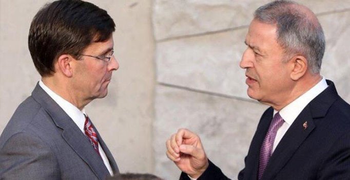 Hulusi Akar, ABD Savunma Bakanı Mark Esper ile görüştü