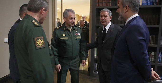 MİT Başkanı Hakan Fidan, Rusya Savunma Bakanı Şoygu ile görüştü
