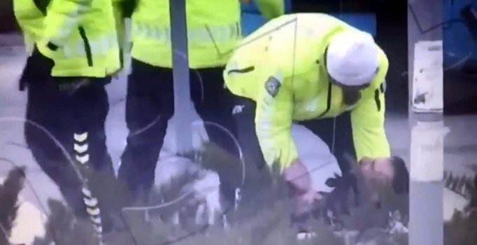 Polislerin kamyon sürücüsünü darp ettiği iddialarına Emniyet'ten açıklama