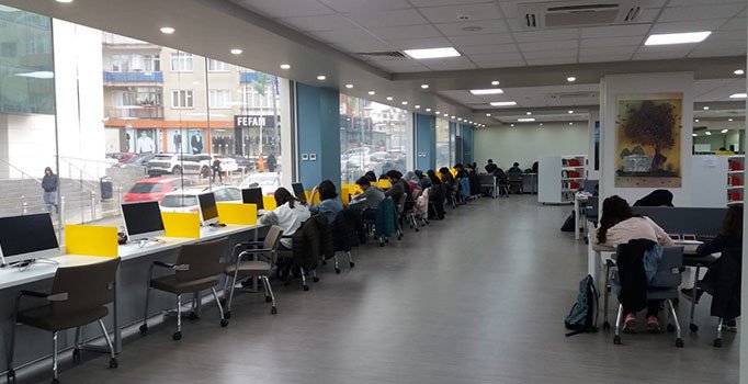 Çoban Mustafa Paşa Kütüphanesi'ne 10 ayda 271 bin okur geldi