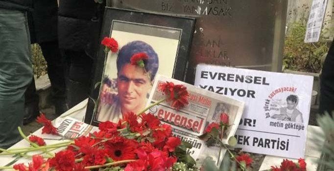 Gazeteci Metin Göktepe mezarı başında anıldı