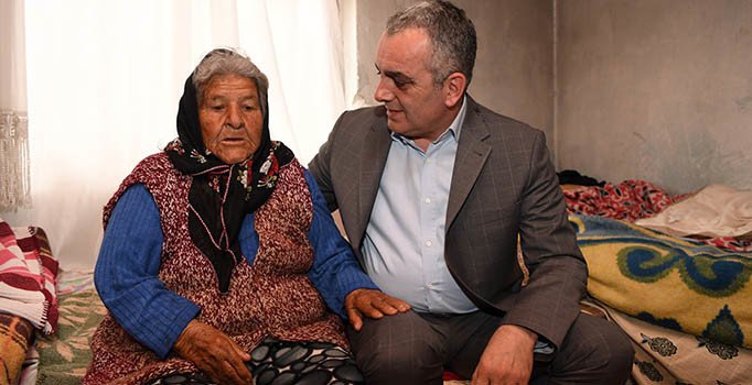 Başkan Esen’den Elif nineye yardım eli