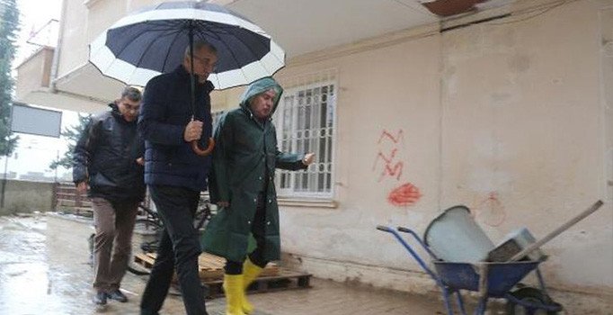 Mezitli Belediyesi sele karşı teyakkuzda